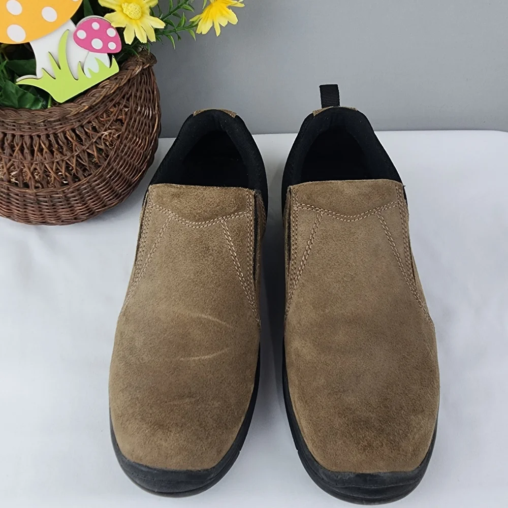 Northern Territory Men's Brown Learher Slip-On Loafer Shoes Sz 9